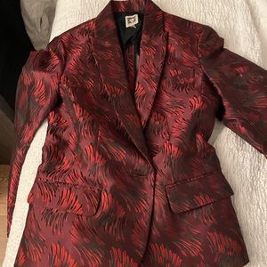 Anne Klein patterned jacquard Blazer and Pant